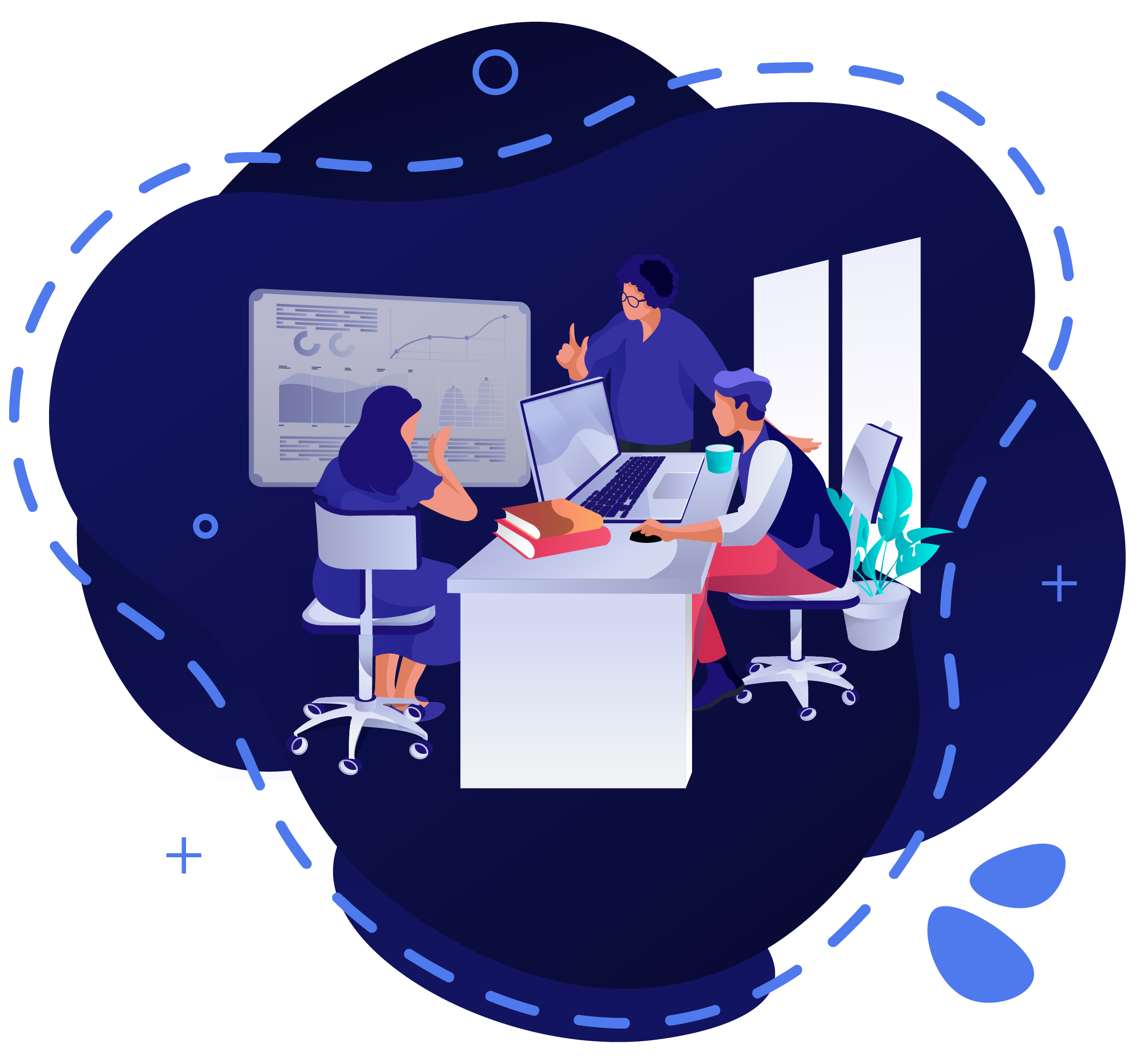 Illustration de coaching